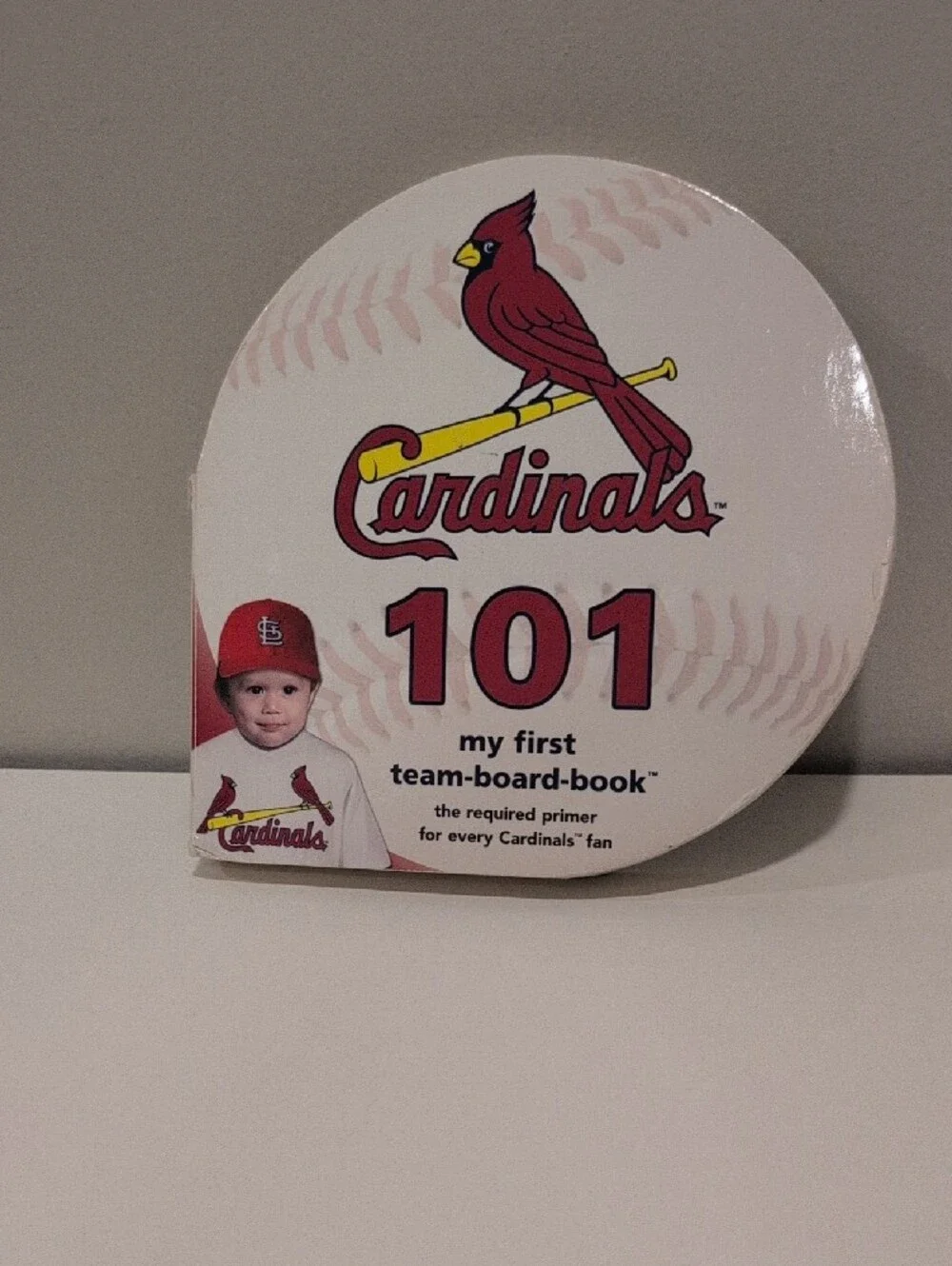 Cardinals 101 My First Team Board Book - Baseball White/Red MLB